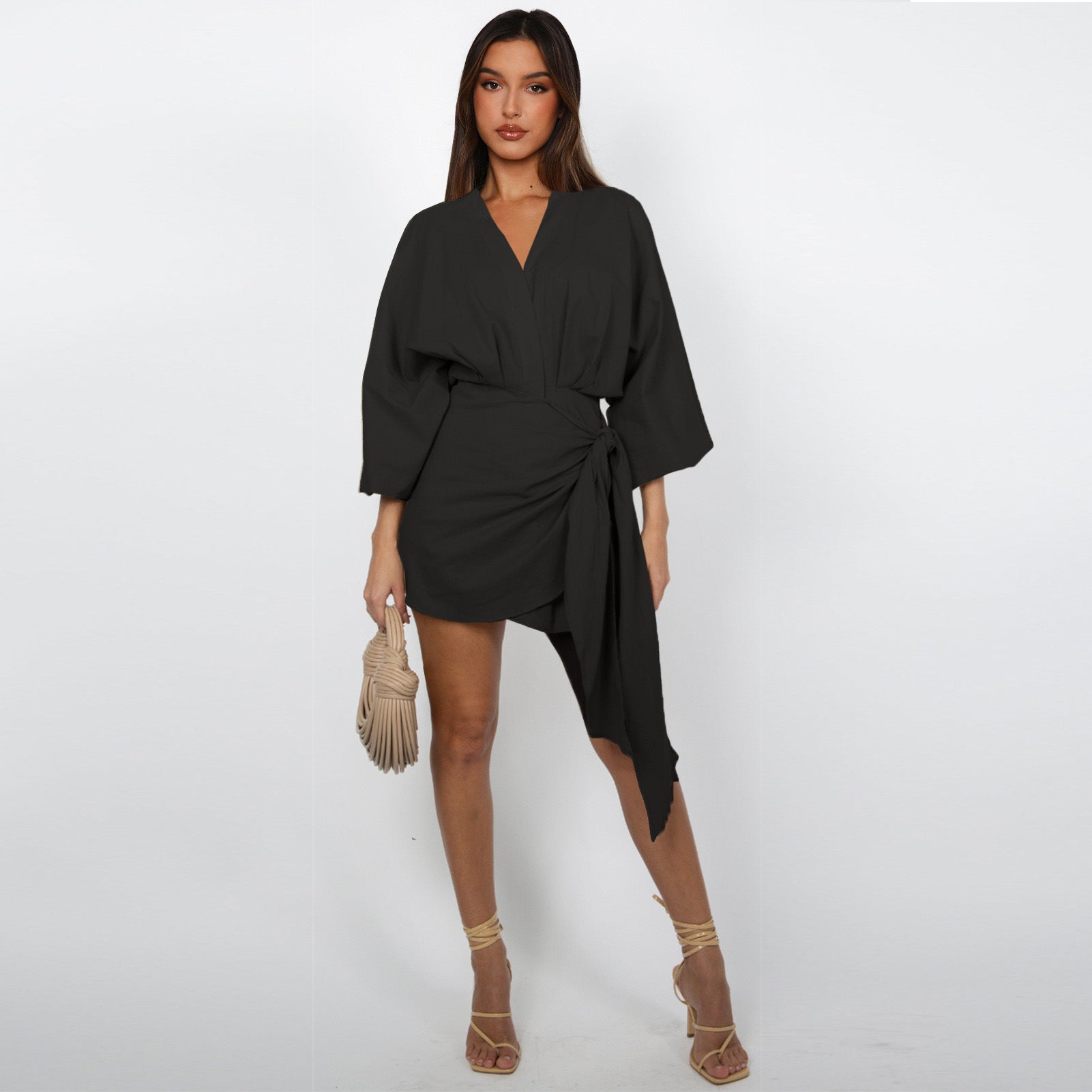 Elaine | V-Neck Wrap Dress