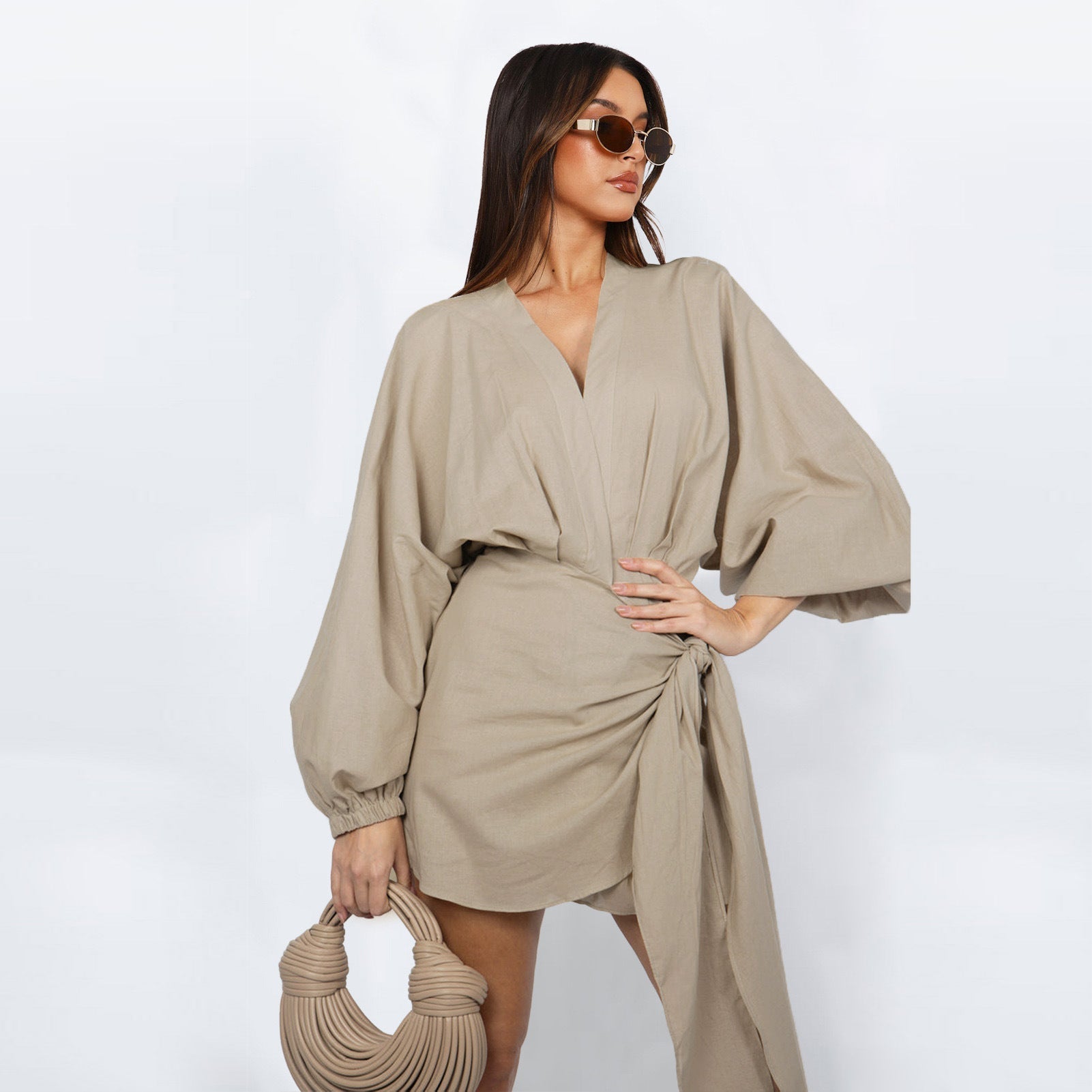 Elaine | V-Neck Wrap Dress