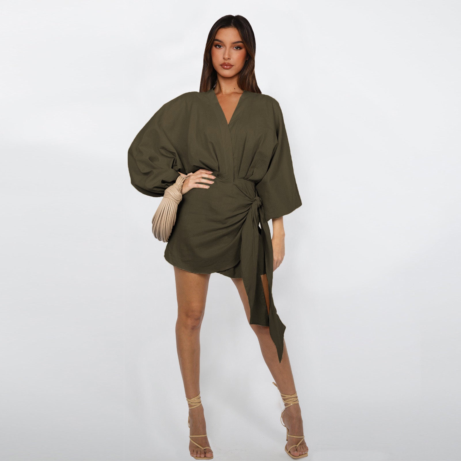Elaine | V-Neck Wrap Dress