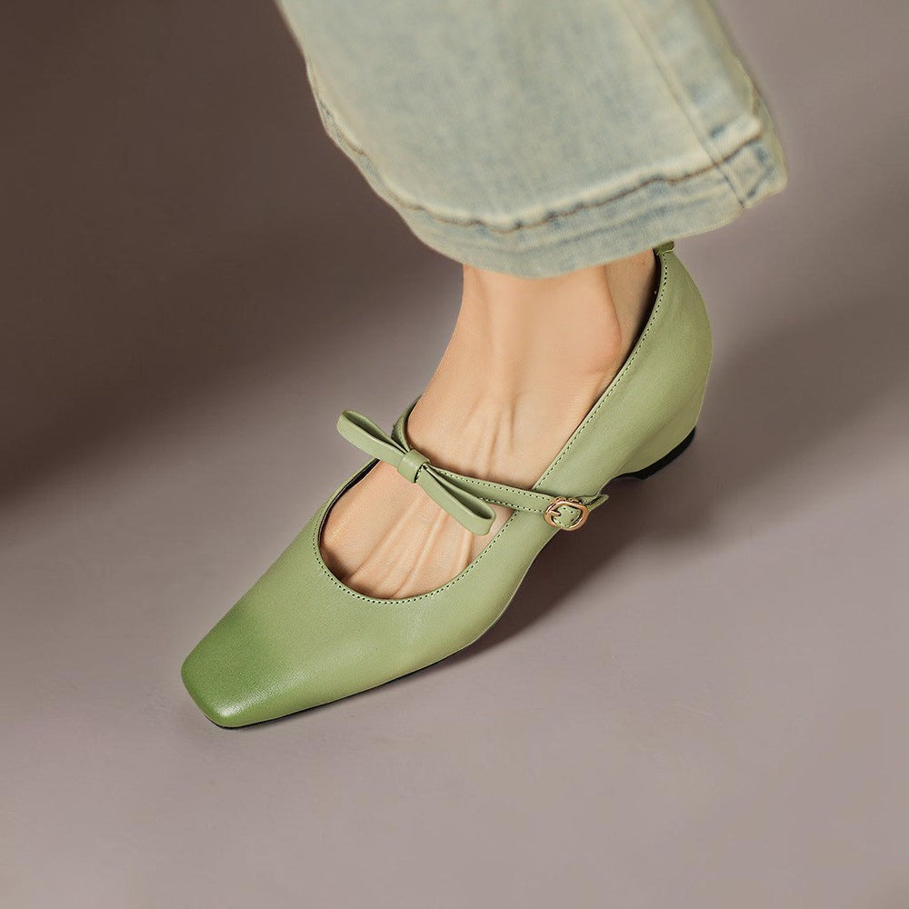 Bryony | Bow Strap Mary Jane Pump