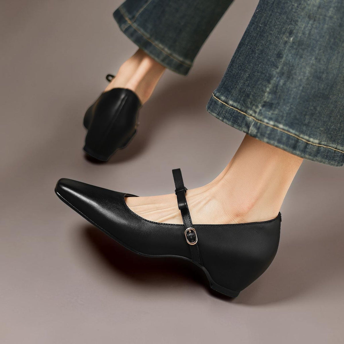 Bryony | Bow Strap Mary Jane Pump