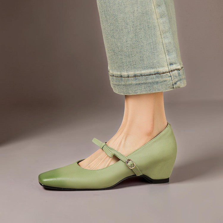 Bryony | Bow Strap Mary Jane Pump