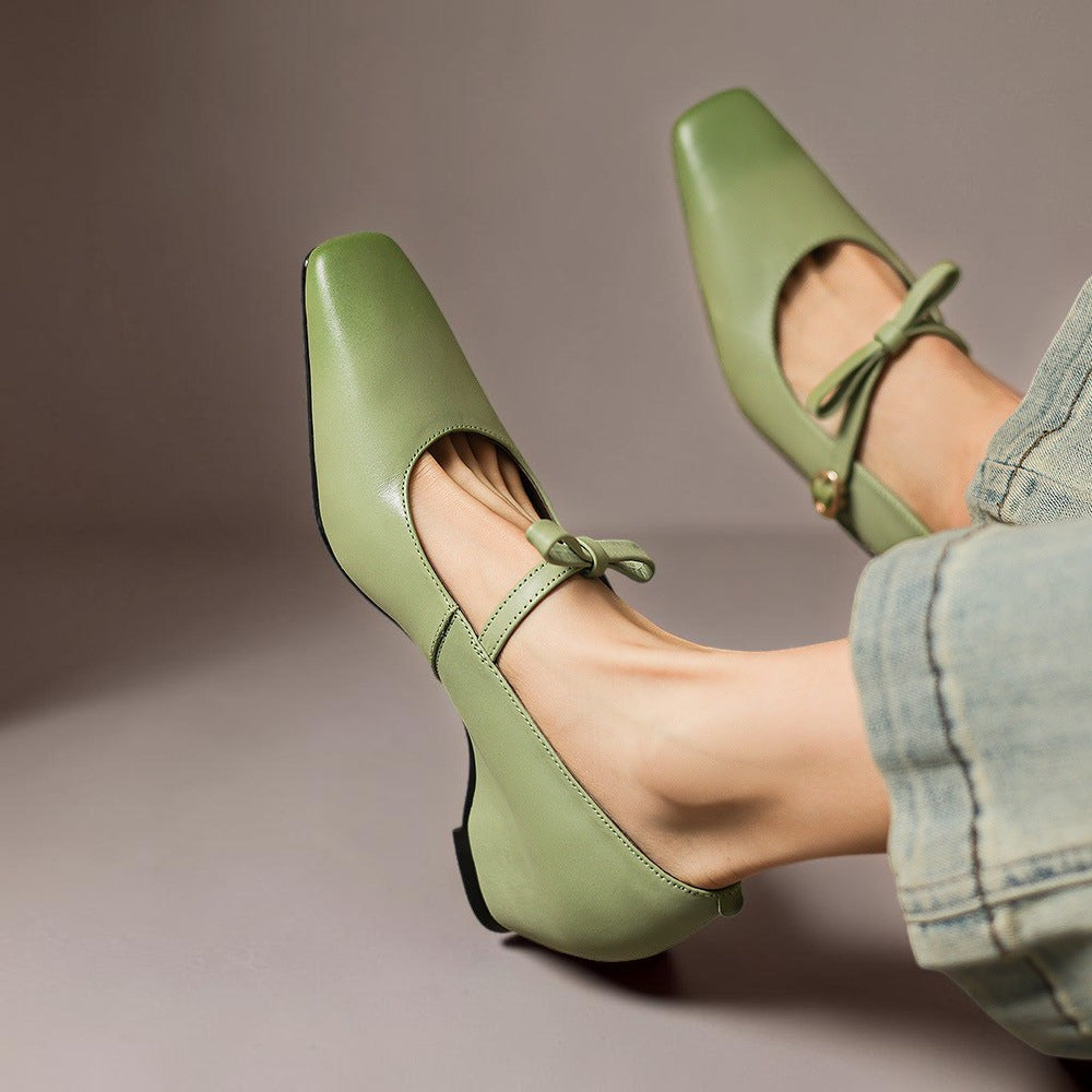 Bryony | Bow Strap Mary Jane Pump