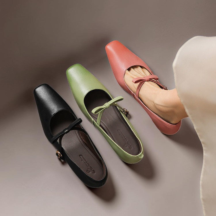 Bryony | Bow Strap Mary Jane Pump