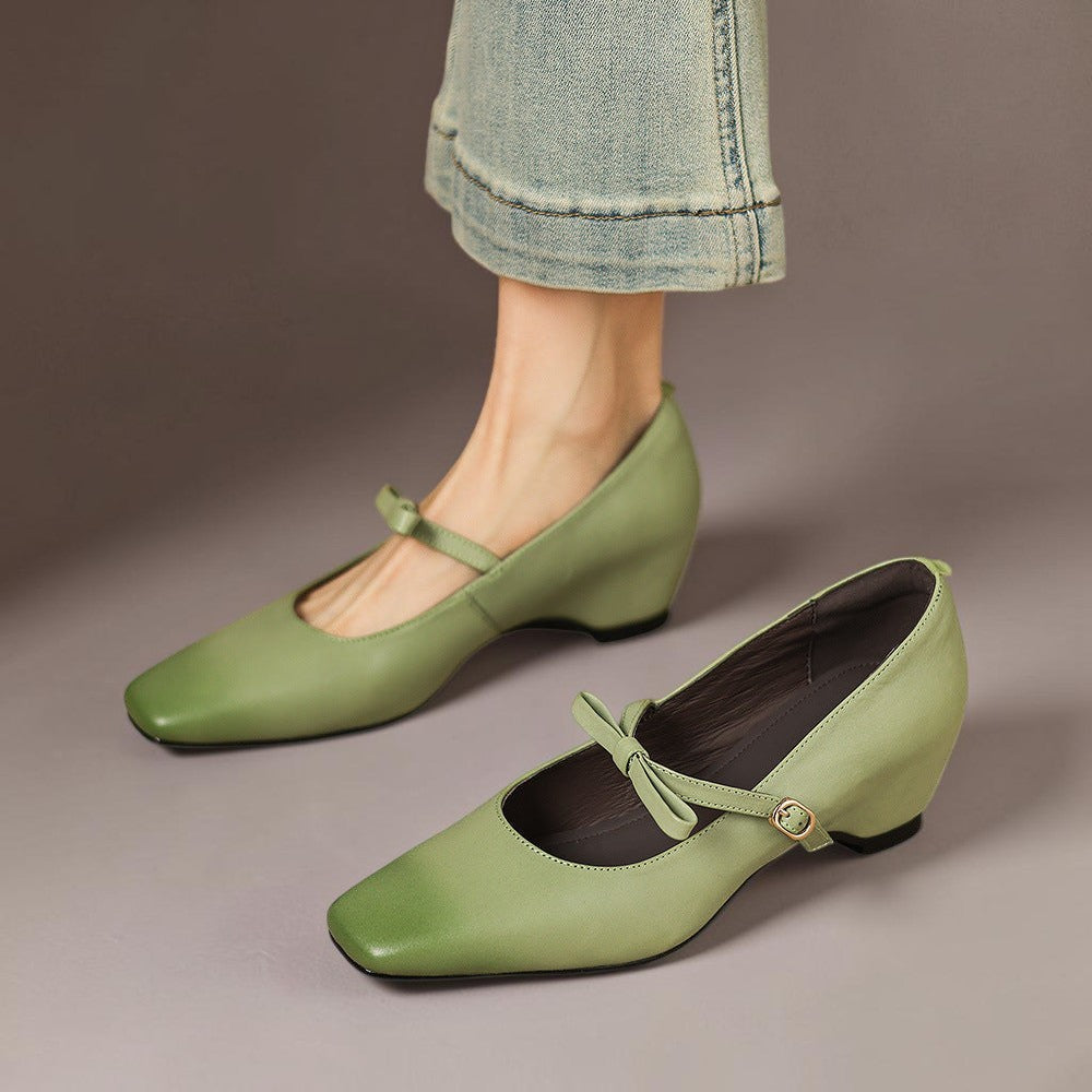 Bryony | Bow Strap Mary Jane Pump