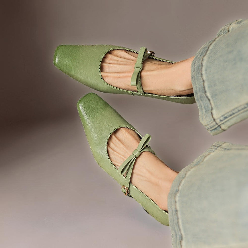 Bryony | Bow Strap Mary Jane Pump