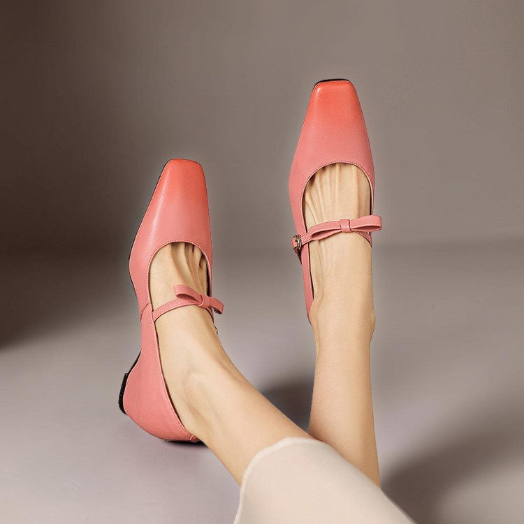 Bryony | Bow Strap Mary Jane Pump