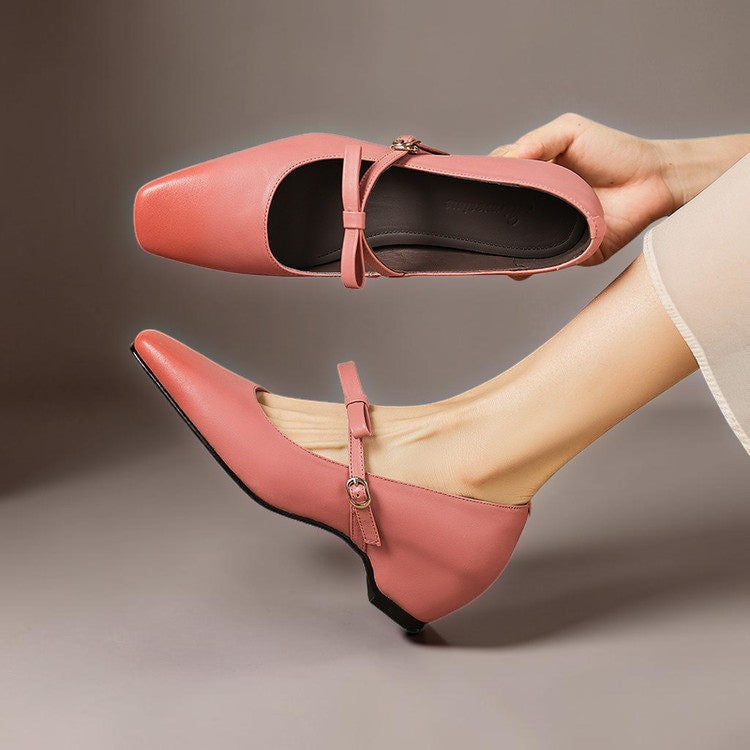 Bryony | Bow Strap Mary Jane Pump