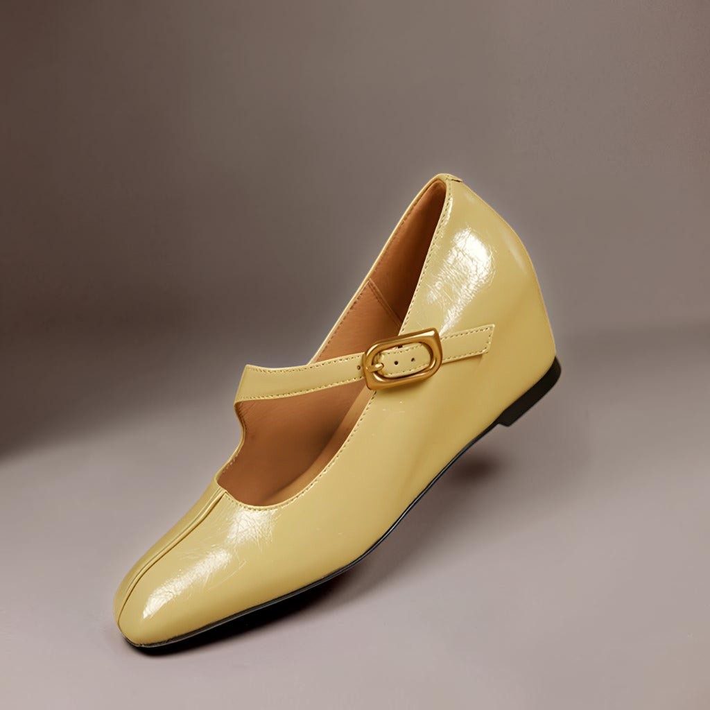 Viora | Leather Mary Jane Heels
